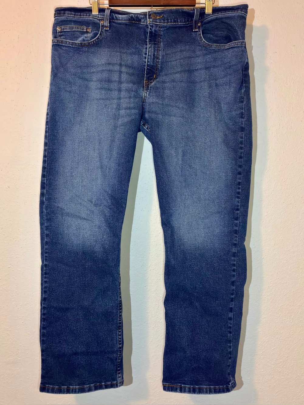 George Men's Bootcut Jeans Dark Wash Size 40x30